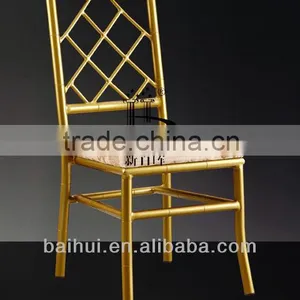 BH-L8816A Elegant Metal Modern Upholstered Dining Chair thumbnail-4