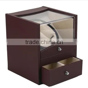 Chinese Factories Wholesale Custom Electric Rotary Watches Boxes, High-grade Wooden Display Box thumbnail-3