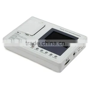 CE& FDA Approved 5-inch 3-channel Color LCD ECG /EKG Machine thumbnail-4