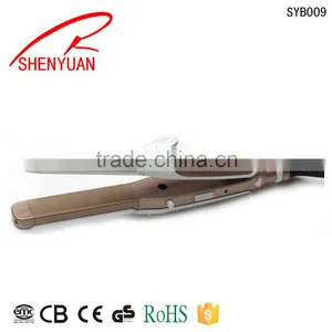 Certification Straight Curl and Flip in One Hair Flat Iron Ceramic Flat Iron Hair Plate thumbnail-1