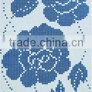 High Quality Glass Mosaic Pattern Latest Exterior Design Wall Tiles thumbnail-1