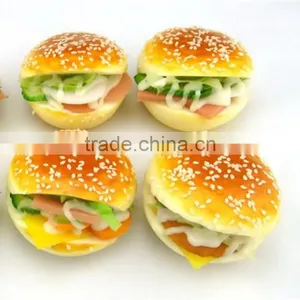 Promotional Artificial Hamburger | Decorative Plastic Food for Display | Yiwu Sanqi Crafts - Fake Food Manufacturer thumbnail-1
