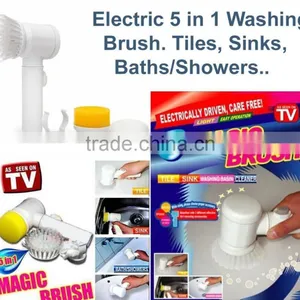 Electric Kitchen Brush Set Hard Durable Household Dust Cleaning Tool thumbnail-1