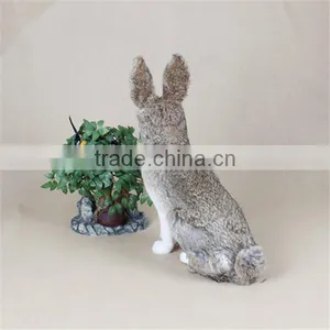 Easter Bunny Furry Animal Plastic Animals Garden Decoration thumbnail-4