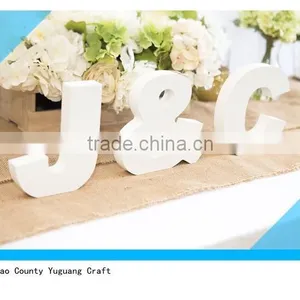 White Decorative Wooden Letters Wholesale for Wedding Decor thumbnail-1