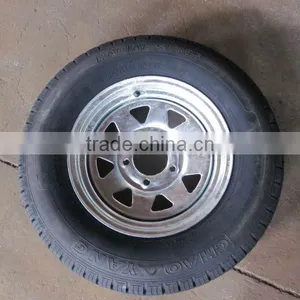 Trailer Wheel With Galvanized Rim thumbnail-1