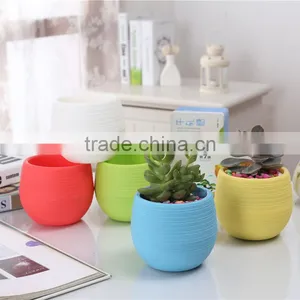 Zakka Plastic Injection Round Flower Pot thumbnail-2