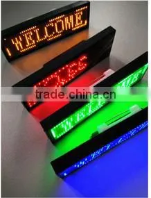 Digital Led Small Screen Chest Card Badge /p2 Electronic Mini Name Tag Led Display /single Color Display Mini Small Name Badge thumbnail-4