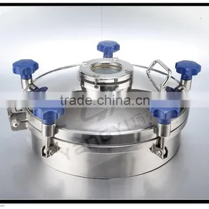Stainless Steel 304 DN400 Manhole,manway Cover ,manhead for Distillation Equipment thumbnail-1