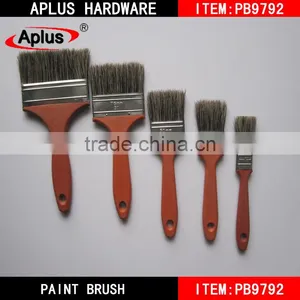 Hot Sale Wooden Handle Cheap Boiled Bristle Paint Brushes Paint Set thumbnail-3