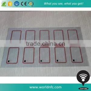 Competitive Price 2X5 Layout 13.56MHz S50 1K /Compatible1K RFID Inlay/Prelam for Card Producing thumbnail-1