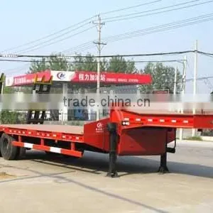 2 Axles Lowbed Trailer,multi Axle Trailer, thumbnail-1
