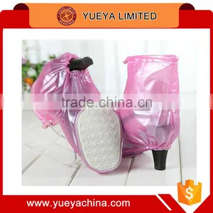 High Quality Waterproof Women Non-Slip Rain Boots Shoe Covers for High-heeled Shoes-L Size thumbnail-1