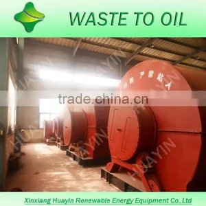 Waste Tyre/tire/plastic Pyrolysis to Diesel and Petrol thumbnail-1