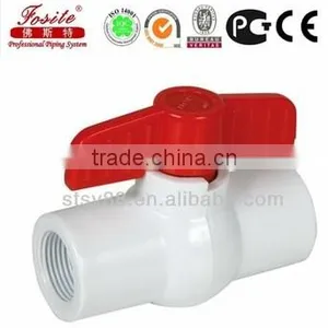 UPVC Two Pieces Ball Valve With IRON/ABS Handle(socket/thread) thumbnail-5
