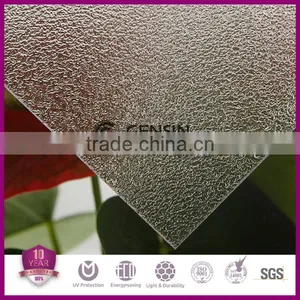 4*8' Clear Polycarbonate Embossed Sheet thumbnail-1