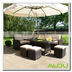 Audu Luxury Waterproof Round Rattan Lounge Furniture thumbnail-1