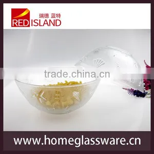 Large Glass Salad Bowl Soup Bowl Fruit Bowl thumbnail-1