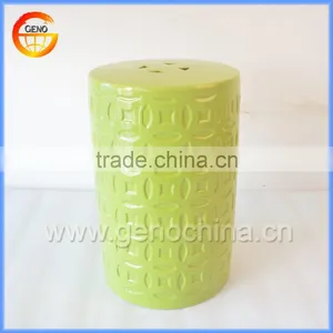 Ceramic Green Garden Stool for Chinese Garden Decor thumbnail-1