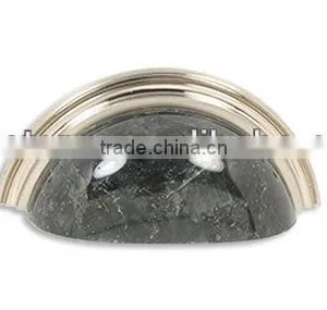 Cup Pull-EP-BN Granite Pull Cup Pull Brushed Nickel for Kitchen and Bathroom thumbnail-1