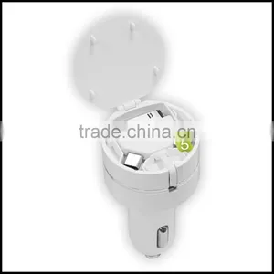 Good Quality USB Car Charger With Retracted 3-in -1 Cable thumbnail-5