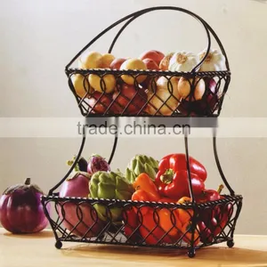 Wholesale New Design Decorative Metal Wire Basket for Sale thumbnail-1