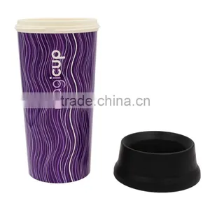 Cheap Coloful Different Types of Coffee Cups With Lid, IML China Custom Plastic Tumbler thumbnail-2