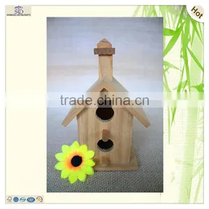 Eco-friendly Fairy Style Chimney Double Room Bird Cage thumbnail-5