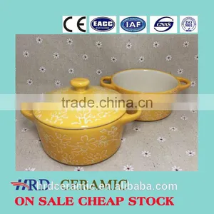 The Hot Sale Ceramic Soup Pot/restaurant Cheap Ceramic Soup Pot thumbnail-1