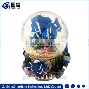 Bespoke Blue Fish Water Globe thumbnail-1