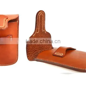 Handmade Band Card Holder Genuine Leather for Travel Retractable Badge thumbnail-5