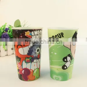 2017 New PP Plastic Glass 600 ml With Customized Design thumbnail-2