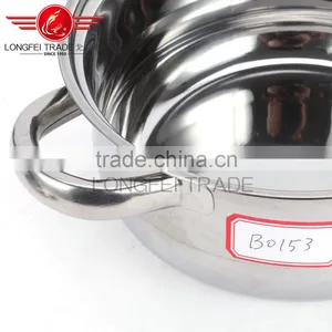 Hot Selling 4PCS Stainless Steel Stock Pot Set Cooking Pot Cookware Set thumbnail-6
