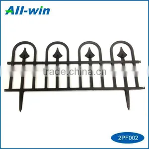 Outdoor Garden Decoration Portable Small Carven Plastic Fence thumbnail-1