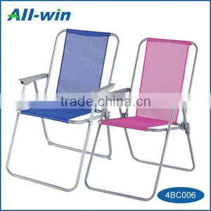Large Popular Outdoor High-quality Foldable Teslin Beach Chair With Armrest thumbnail-1
