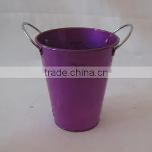 Purple Fixed Two Sides Handle Matte Tray/flowerpot thumbnail-1