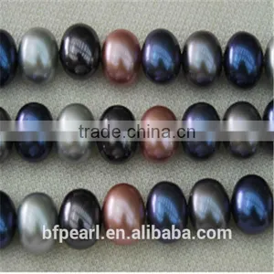 16-20mm Egg Shaped Multicolor Loose Shell Pearl Beads Strands thumbnail-1