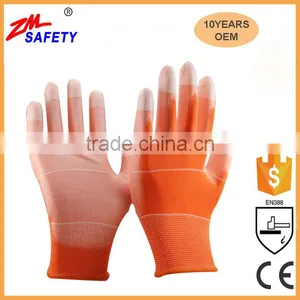 Colorful 13Gauge U3 Liner Coated PU Protective Gloves for Light Work Garden Use thumbnail-3