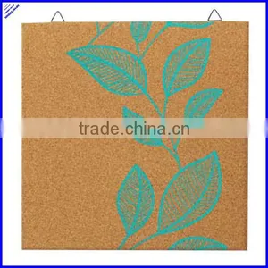 Quality Printed Decorative Printed Hanging Cork Board, Colored Coard Squares, thumbnail-1