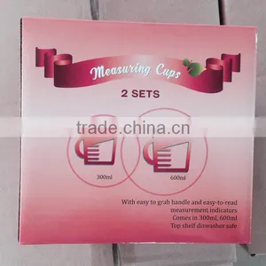 MJ-0360 300ML And 600ML Graduated Plastic Measuring Cup thumbnail-4