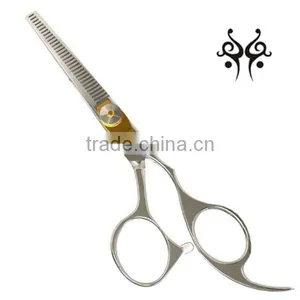 Hot Selling Barber Scissors No Foldableb Black Good Quality Hair Cutting Scissors thumbnail-2