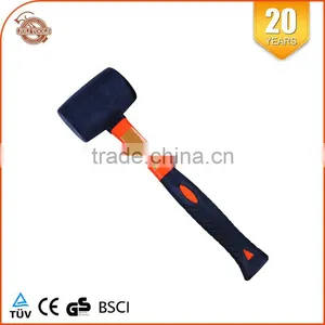16oz Fiberglass Handle Rubber Mallet Hammer thumbnail-2