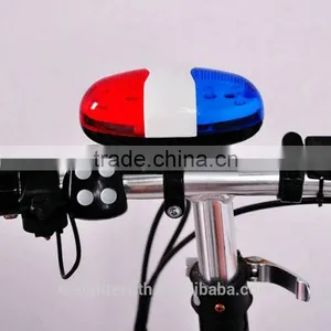 2016 New Cycling Bike Super Loud Bicycle 6 LED Electronic Horn Bell Siren 4 Sounds Electric Horn Sound Pressure Horn Sound thumbnail-1