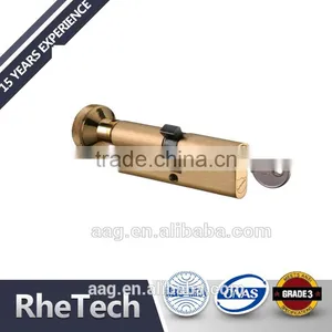 5 Pin Double Single Profile Zinc Alloy Brass Commercial Handle Door Lock Cylinder thumbnail-1