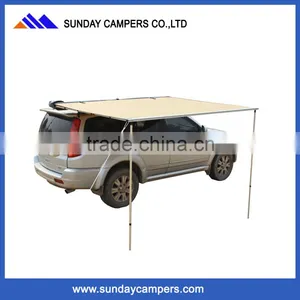 Retractable 4x4 Professional Leisure Tent Trailer Side Awning for Cars thumbnail-2