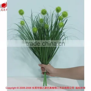 China Artificial Onion Grass Wholesale Bamboo Grass Decorative Artificial Wheat Grass thumbnail-1