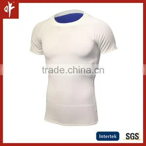 Men's Cool Dry Sport Wear Compression Reversible Baselayer Short Sleeves Baselayer T Shirts thumbnail-1
