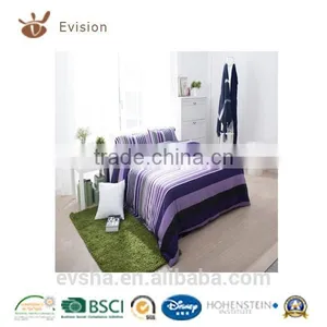 Bed Linen 2015 New Design 100% Polyester Various Colour Stripe Printed Bed Cover,duvet Cover,hotel Bed Linen thumbnail-1