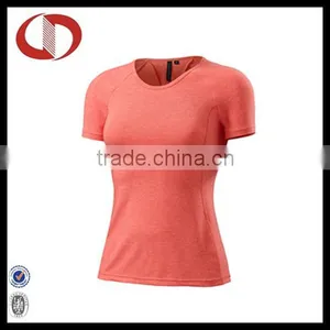 Wholesale Seanless Women Compression Fitness t Shirt thumbnail-2