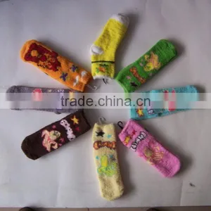 Chenille Socks Fluffy Socks Fresh Color Feather Socks for Children thumbnail-2